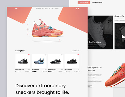 Nike E-Commerce Store Web Design