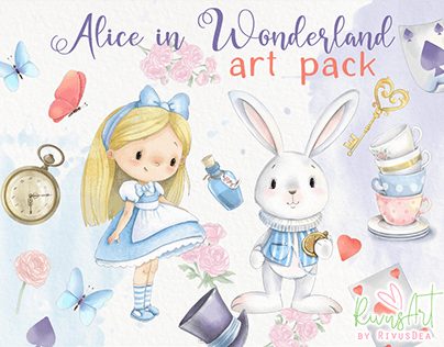 Alice in Wonderland Art Pack