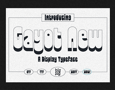 Gayot New Display Font