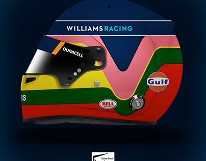 Jacques Villeneuve Williams Modern Helmet Design