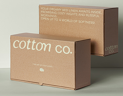 Cotton co. I Bed linen shop brand design