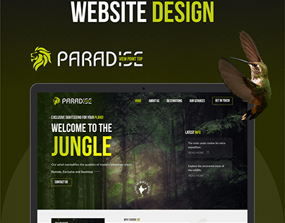 Paradise Website Design
