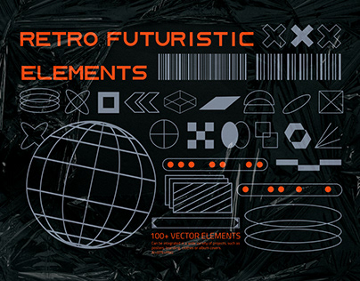 Retro futuristic elements