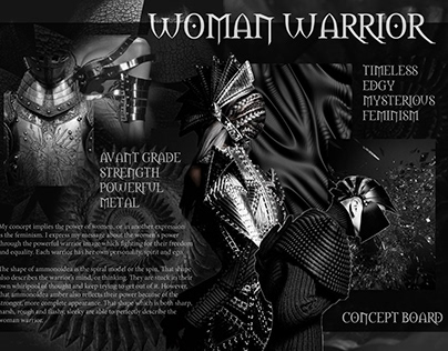 Woman Warrior - Evening dress Fashion Design