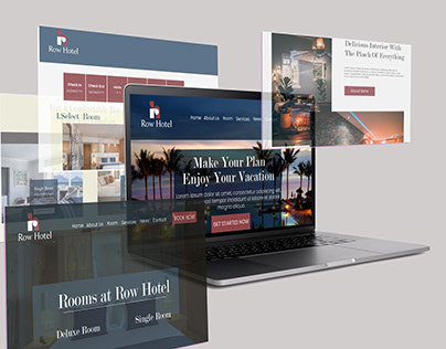 Hotel Booking Web Layout