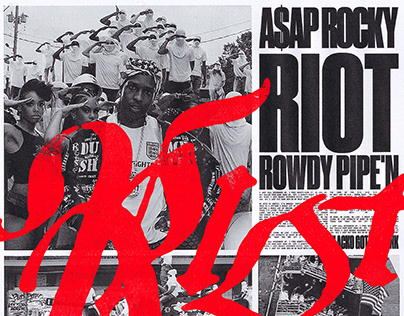 A$AP Rocky "RIOT" Artwork + Title Card