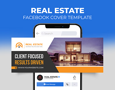 Real Estate Company Facebook Cover Design