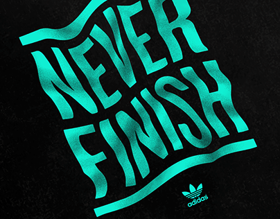 Adidas Typography | Original Is Never Finished on Behance