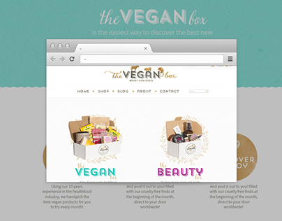 The Vegan Box Website Redesign