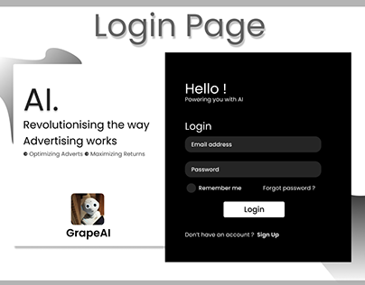 Login Page Signup Page