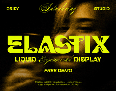 Elastix – Liquid Experimental Font - FREE Font