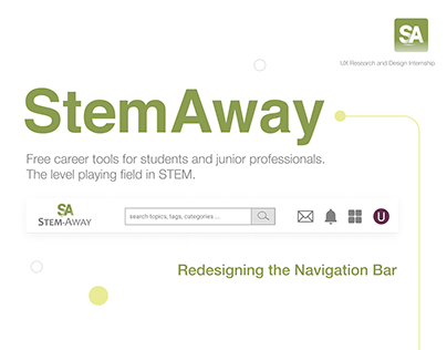 StemAway: Redesigning the Navigation Bar