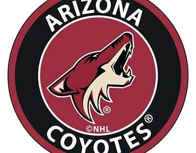 Arizona Coyotes Circle Logo