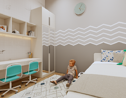 Kids Bedroom Interior Design Project at Depok