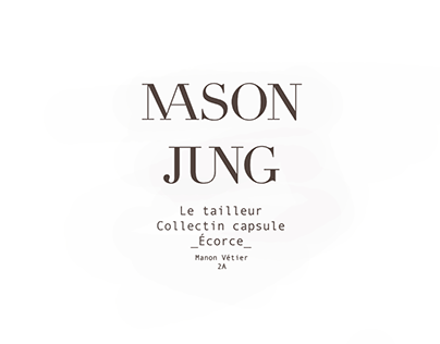 Le tailleur à partir du travail de Mason Jung