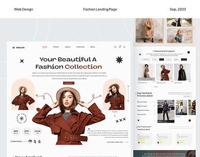 Mekar - Fashion Landing Page