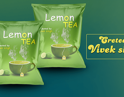 Lemon tea packet