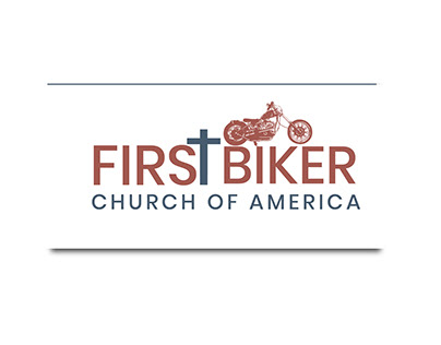 Logo Design First Biker Church of America | Graphic