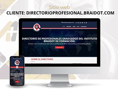 Sitio web Directorio de Profesionales Braidot