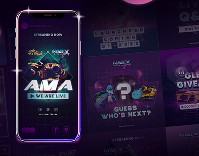 UniX Gaming Play to Earn Brand Identity