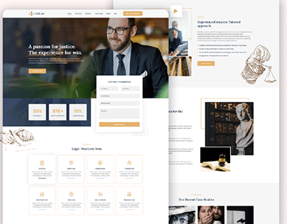 UniLaw - Law Firm and Attorney Landing page