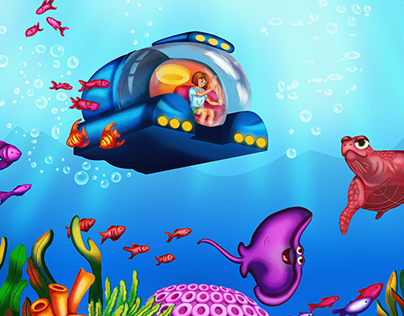Illustrations for the book "Sea Wonders"