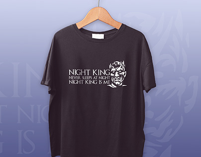 Night King Never Sleeps T-shirt Concept