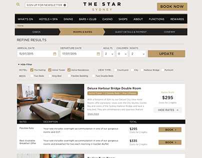 The Star - Hotel Booking Engine Redesign