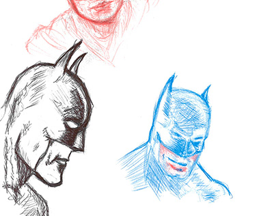 3 Batman Sketches