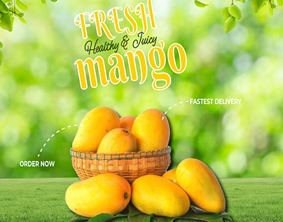 Mango social media design