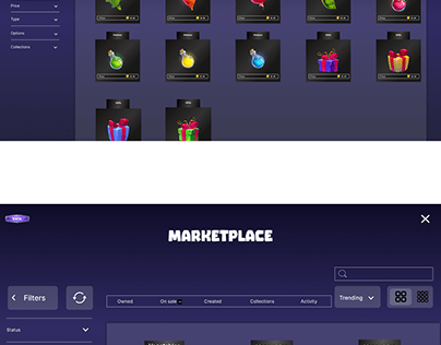 Marketplace for the game