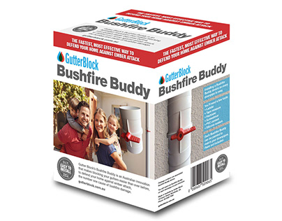 Gutterblock Bushfire Buddy Packaging