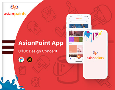 AsianPaint mobile app Redesign concept