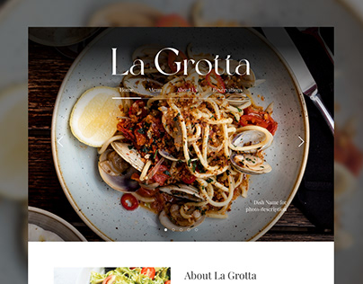 La Grotta - Logo and Website