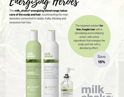Milk Shake Energizing Blend Range!