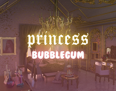 Princess bubblegum 3d bedroom