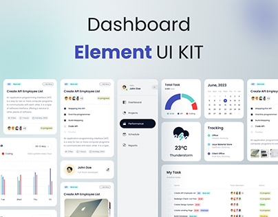Project thumbnail - Dashboard Element UI Kit