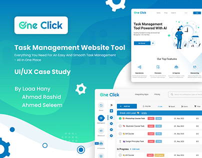 One Click - UI/UX Case Study