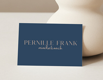 Visuel identitet til Pernille Frank