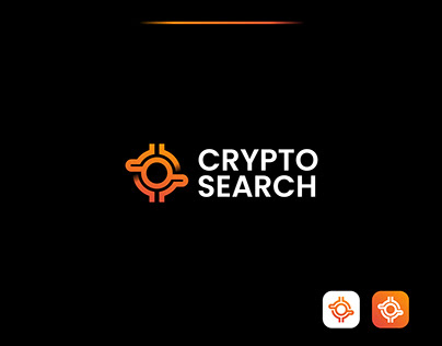 Crypto search crypto currency logo combined logo