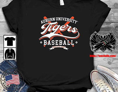 Auburn Tigers Garb Toddler Toni Baseball T-shirt
