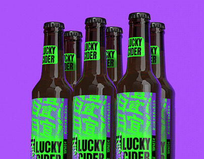 LUCKY CIDER - Packaging