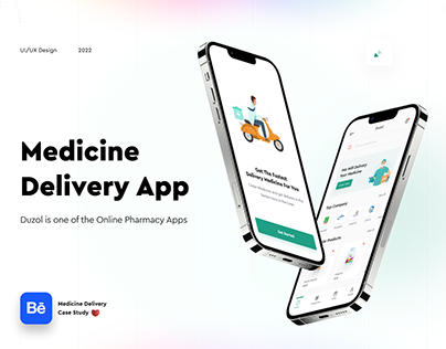 Duzol | Medicine Delivery App | UX/UI Case Study