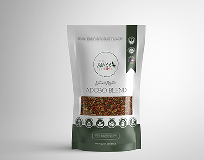 Spices pouch packaging design