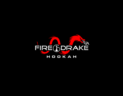 FireDrake Hookah logo design