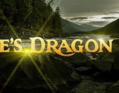 Pete's Dragon Text Poster [Photoshop Tutorial]