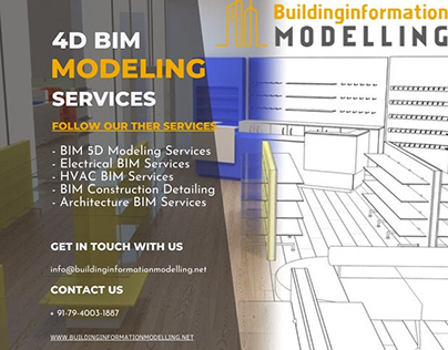 4D BIM Modelling CAD, Drafting, Detailing Services