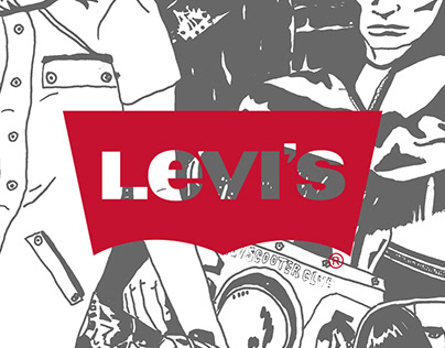 Line Drawing - Levi's Advertisement
