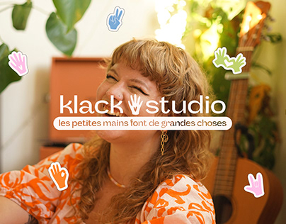 Klack Studio - Identité visuelle - graphiste freelance