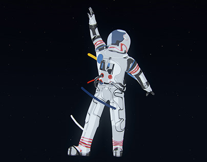 dancing astronaut